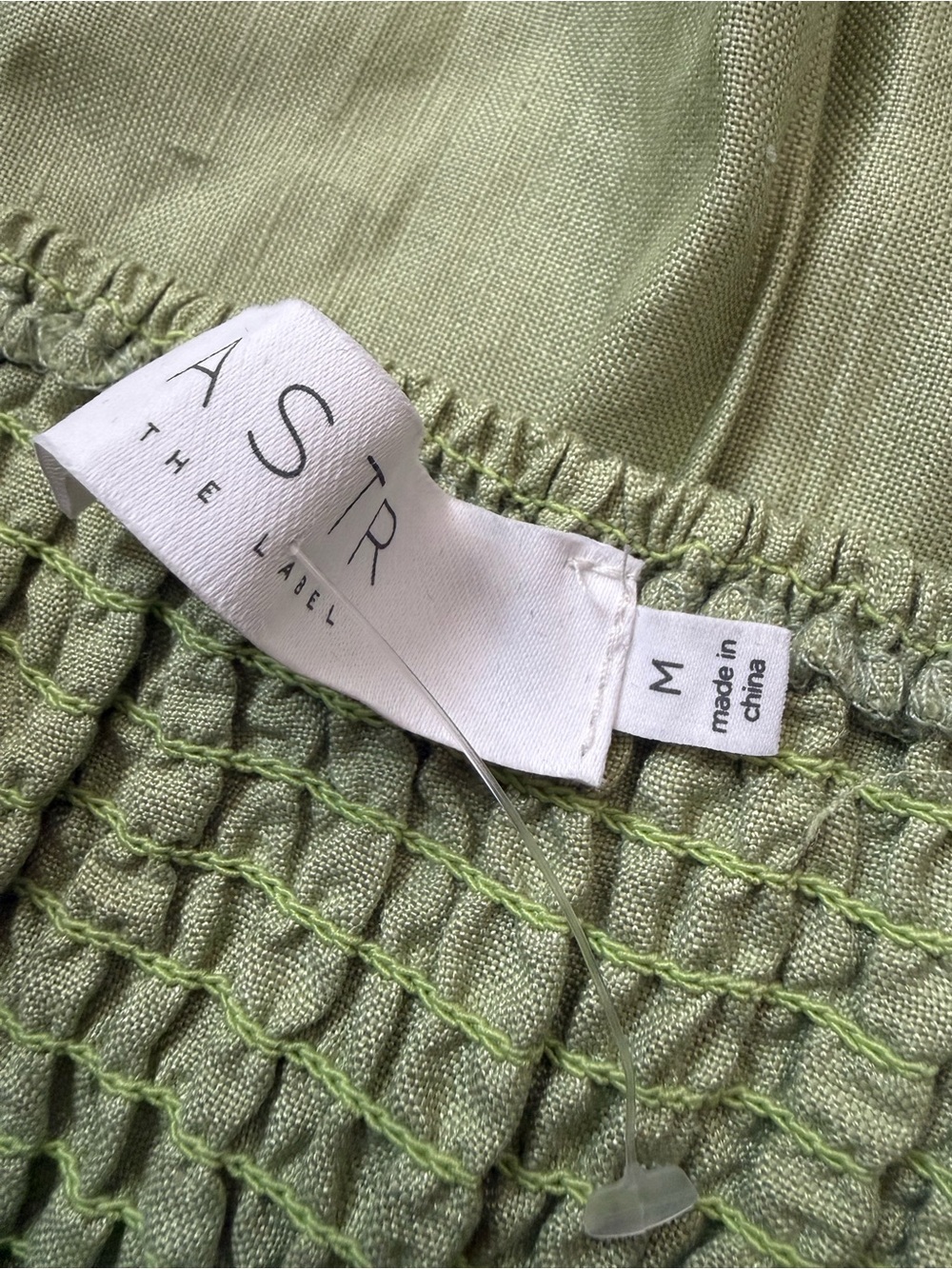 ASTR The Label Marlene Sleeveless Tiered Midi Dress in Celery Green Medium NWOT - Picture 8 of 10